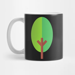 green tree icon Mug